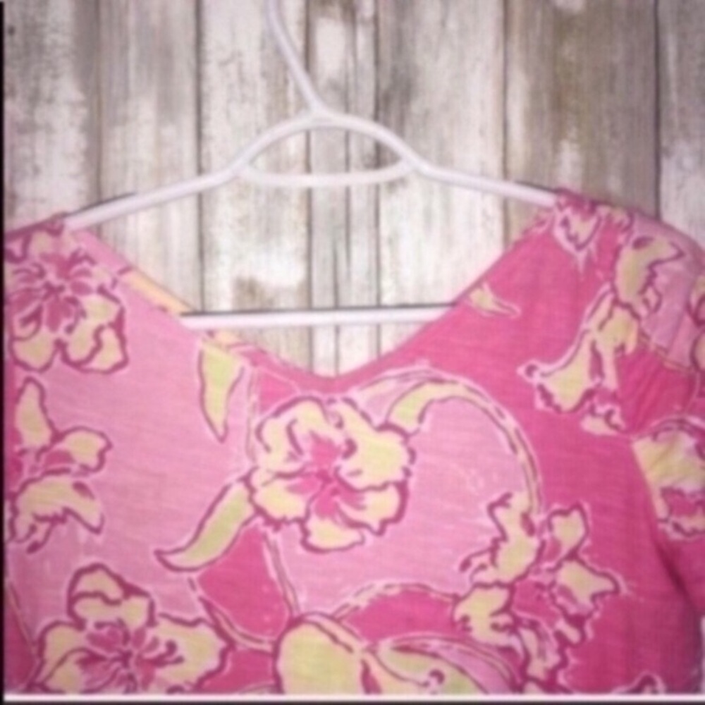 Lilly Pulitzer Yellow Tulip Blouse - Picture 2 of 4